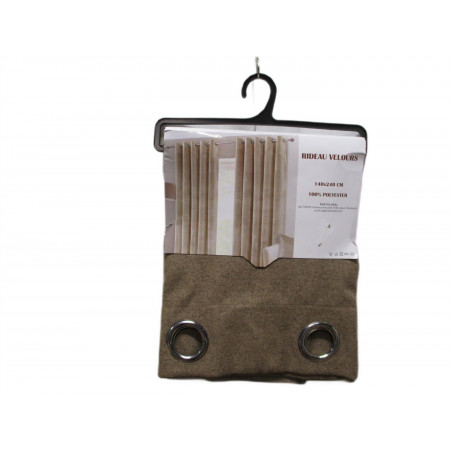 Rideau velours 140x240