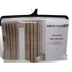 Rideau velours 140x240