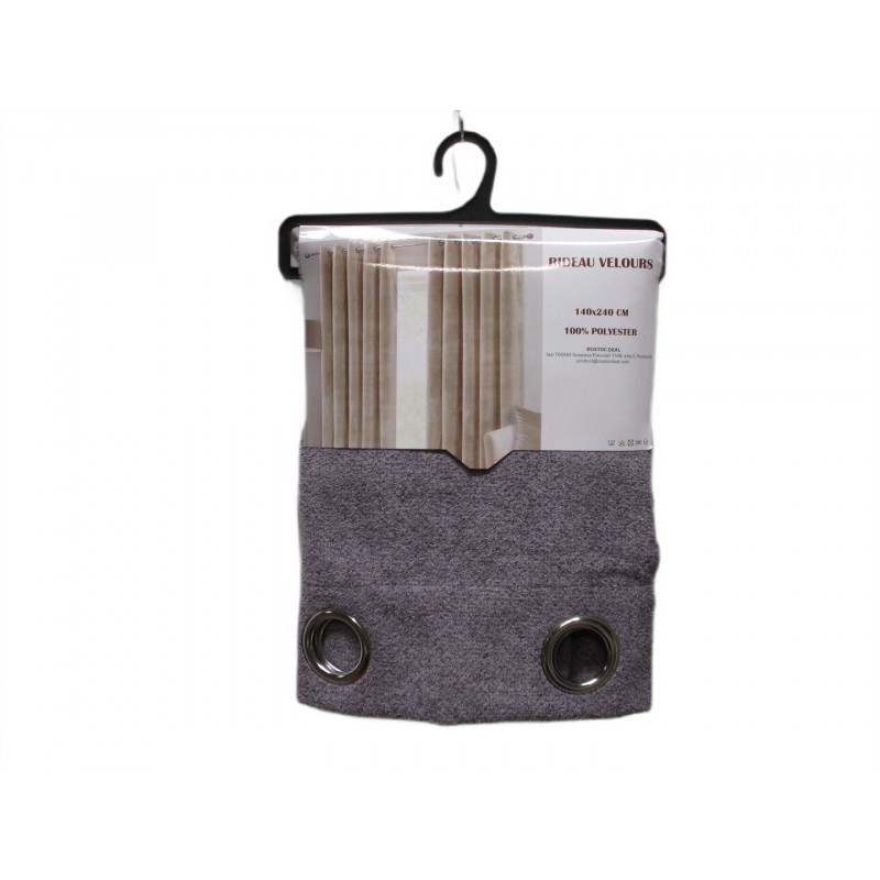 Rideau velours 140x240