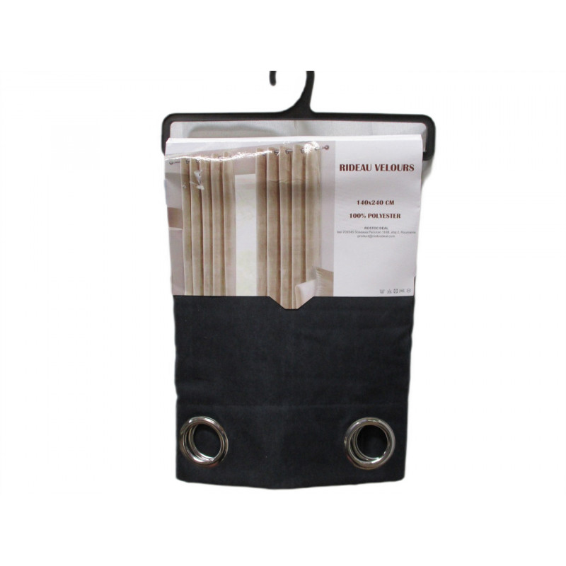 Rideau velours 140x240