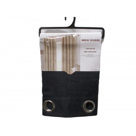 Rideau velours 140x240