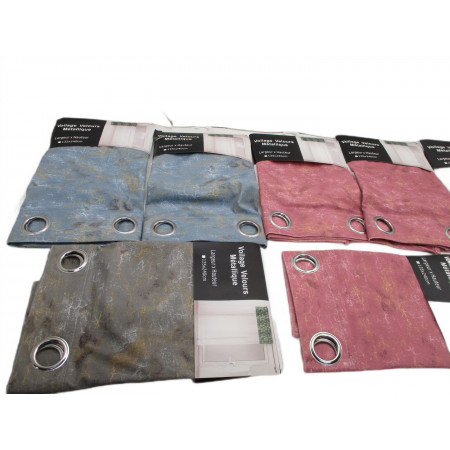 8 rideaux voilages 135x240 a 3€