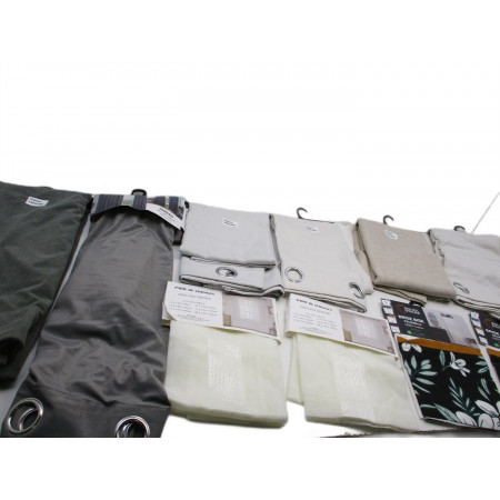 10 rideaux voilages a 3€