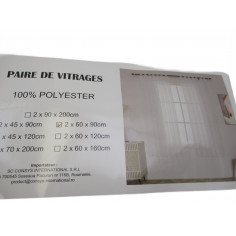 15 rideaux voilages a 3€