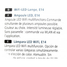 12 Ampoules led wifi a 0.60€