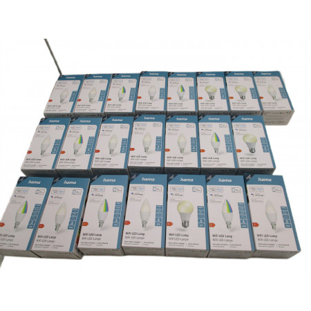 22 Ampoules led wifi a 0.60€